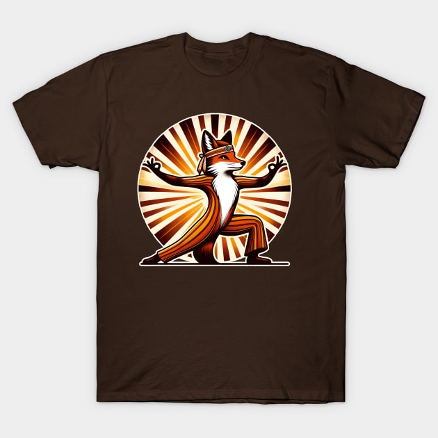 Warrior Fox T-Shirt by Total 8 Yoga